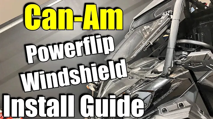 Can-am Maverick Sport Powerflip Windshield Step-By-Step Install Guide