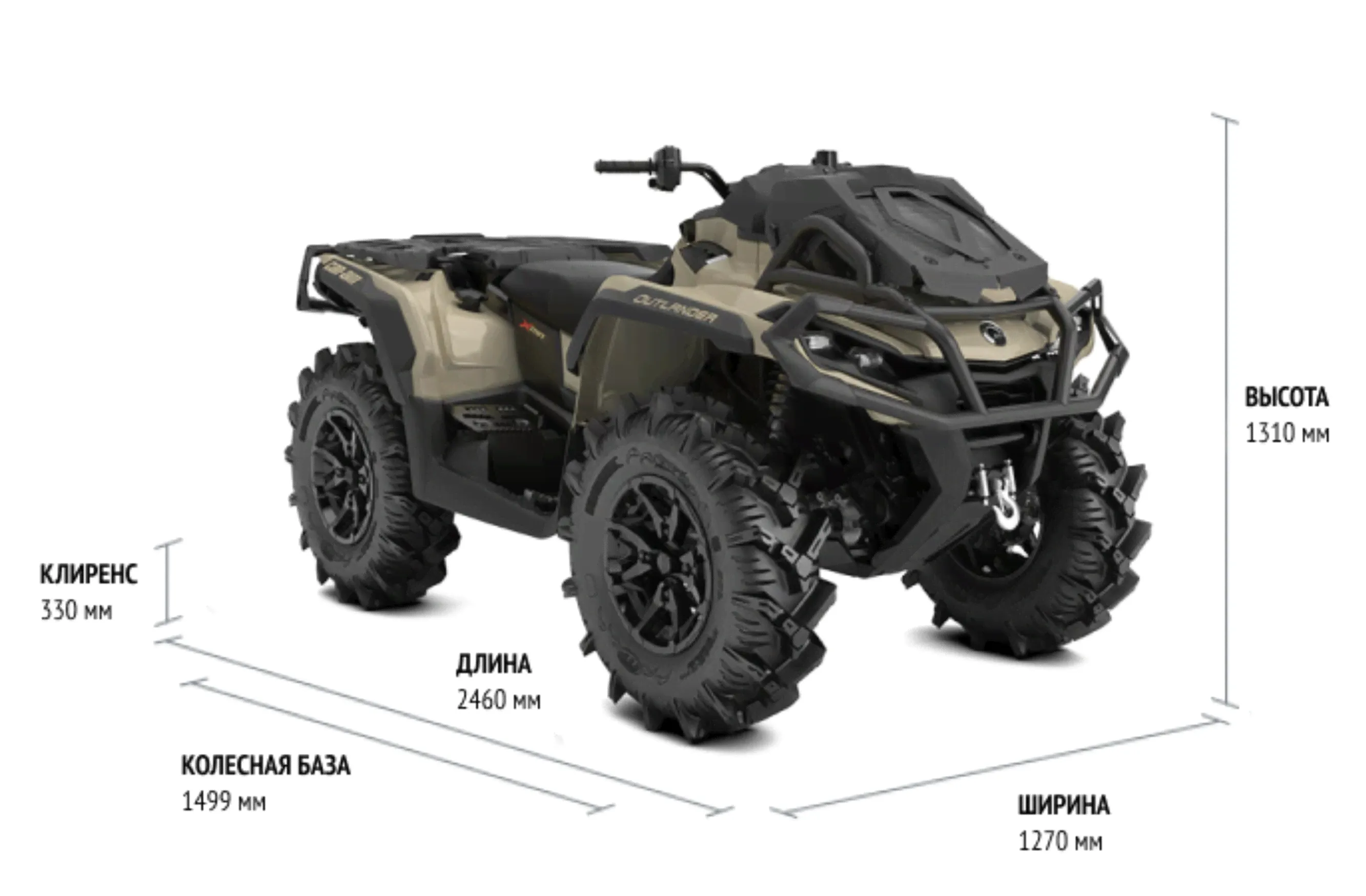 Квадроцикл BRP (БРП) OUTLANDER X MR 1000R 2023-0