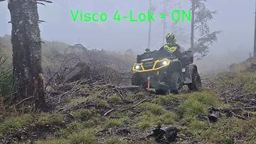 Can-am Outlander MAX 1000R XTP - VISCO 4 LOK demonstration