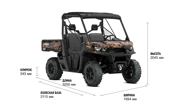 Квадроцикл BRP TRAXTER XT HD10